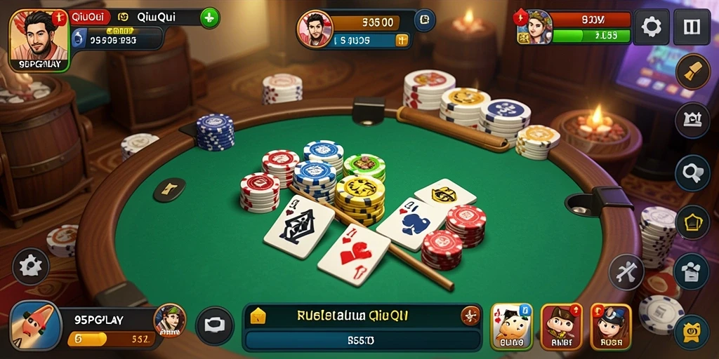 Tampilan gameplay QiuQiu yang menarik di 95PGPLAY.