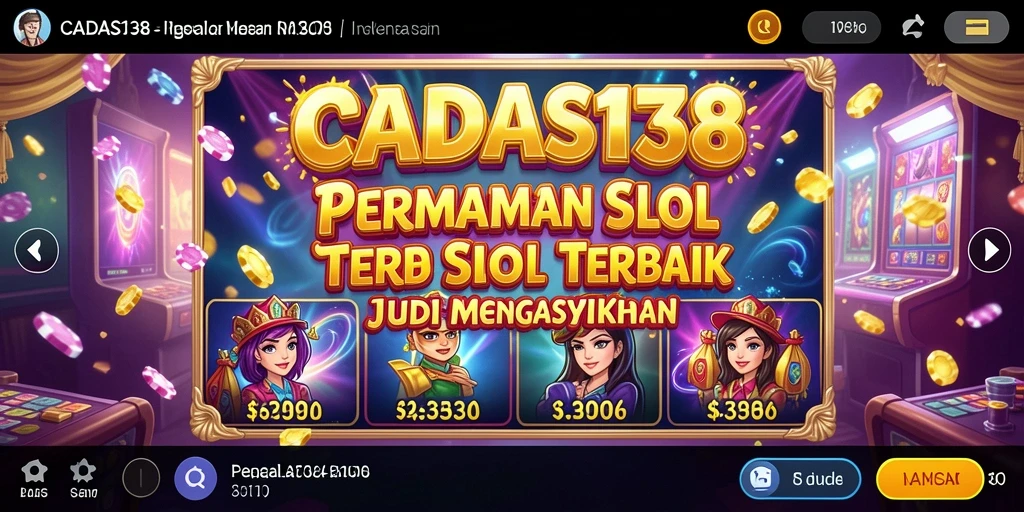 Tampilan menarik dari gameplay slot CADAS138 yang mengasyikkan.