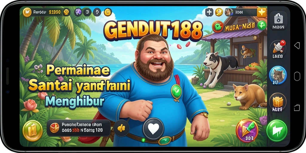 Tampilan gameplay seru dan interaktif dalam GENDUT188.