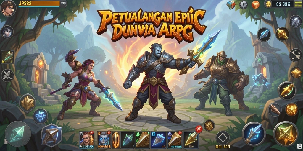 Gameplay seru JPS88 dengan aksi ARPG yang mendebarkan.