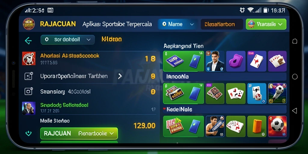 Tampilan screenshot RAJACUAN menampilkan antarmuka taruhan yang interaktif.