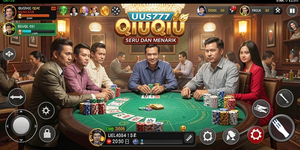 Tampilan menarik gameplay UUS777 dengan aksi seru QiuQiu.