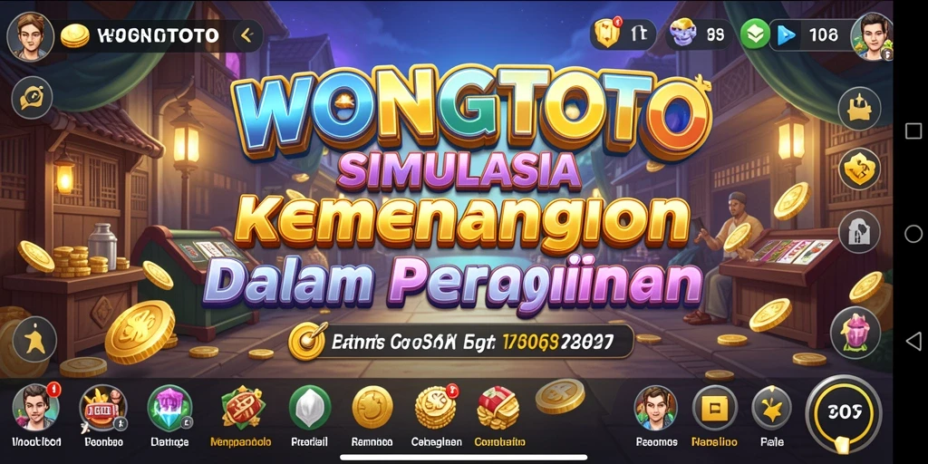 Tampilan utama gameplay WONGTOTO yang menampilkan tantangan menarik.
